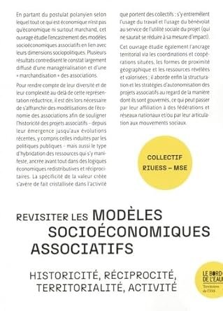 Collectif RIUESS – MSE. Revisiter les modèles socioéconomiques associatifs, Le Bord de l’Eau, 2025, 282 pages